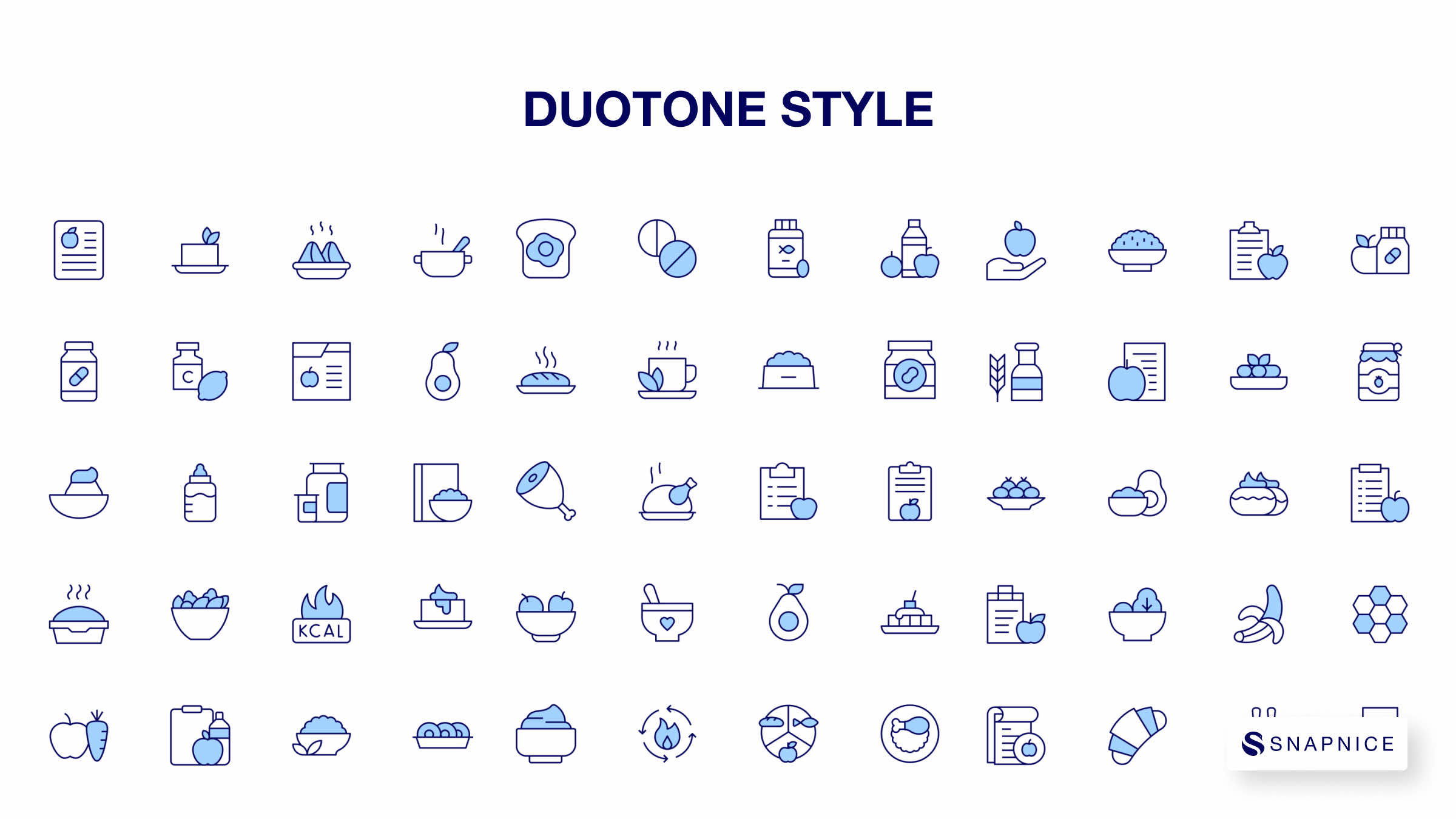 Nutrition Icon Set 6