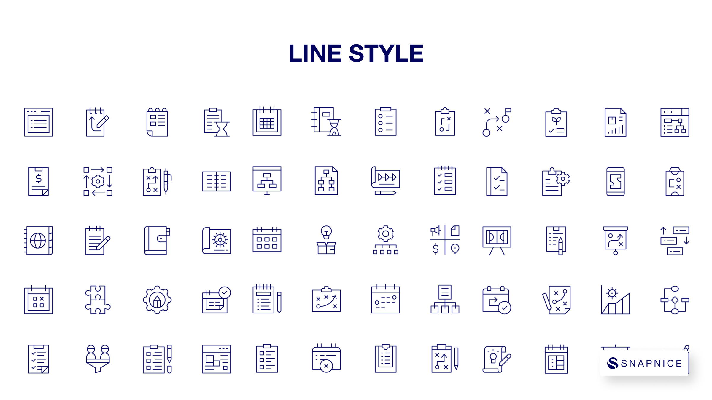 Planning Icon Set P1 8