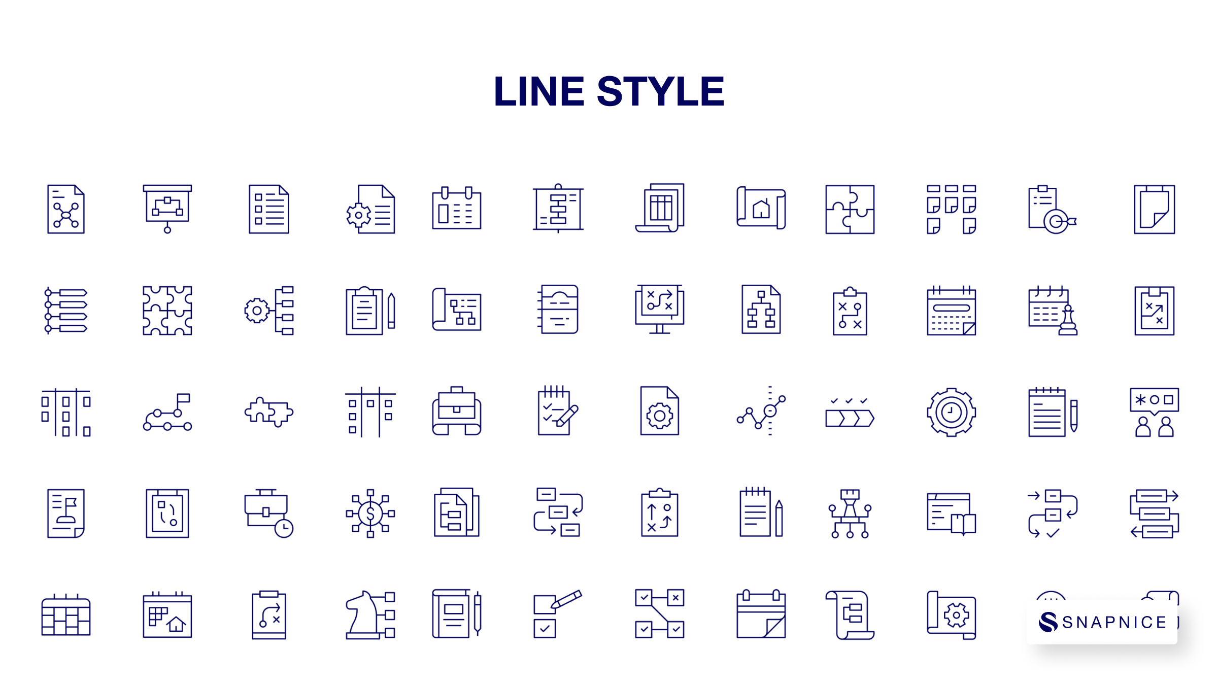 Planning Icon Set P2 8