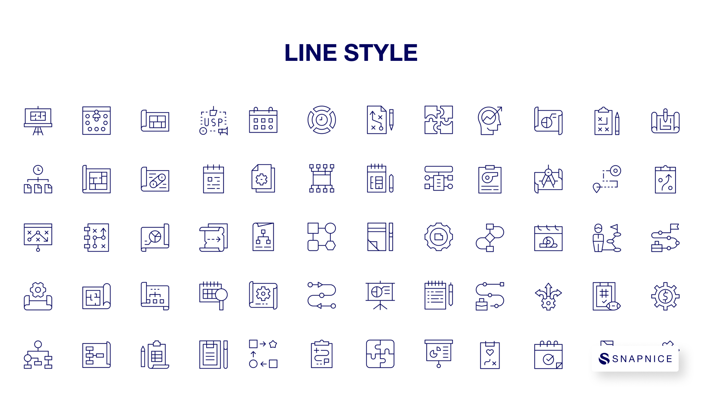Planning Icon Set P3 8