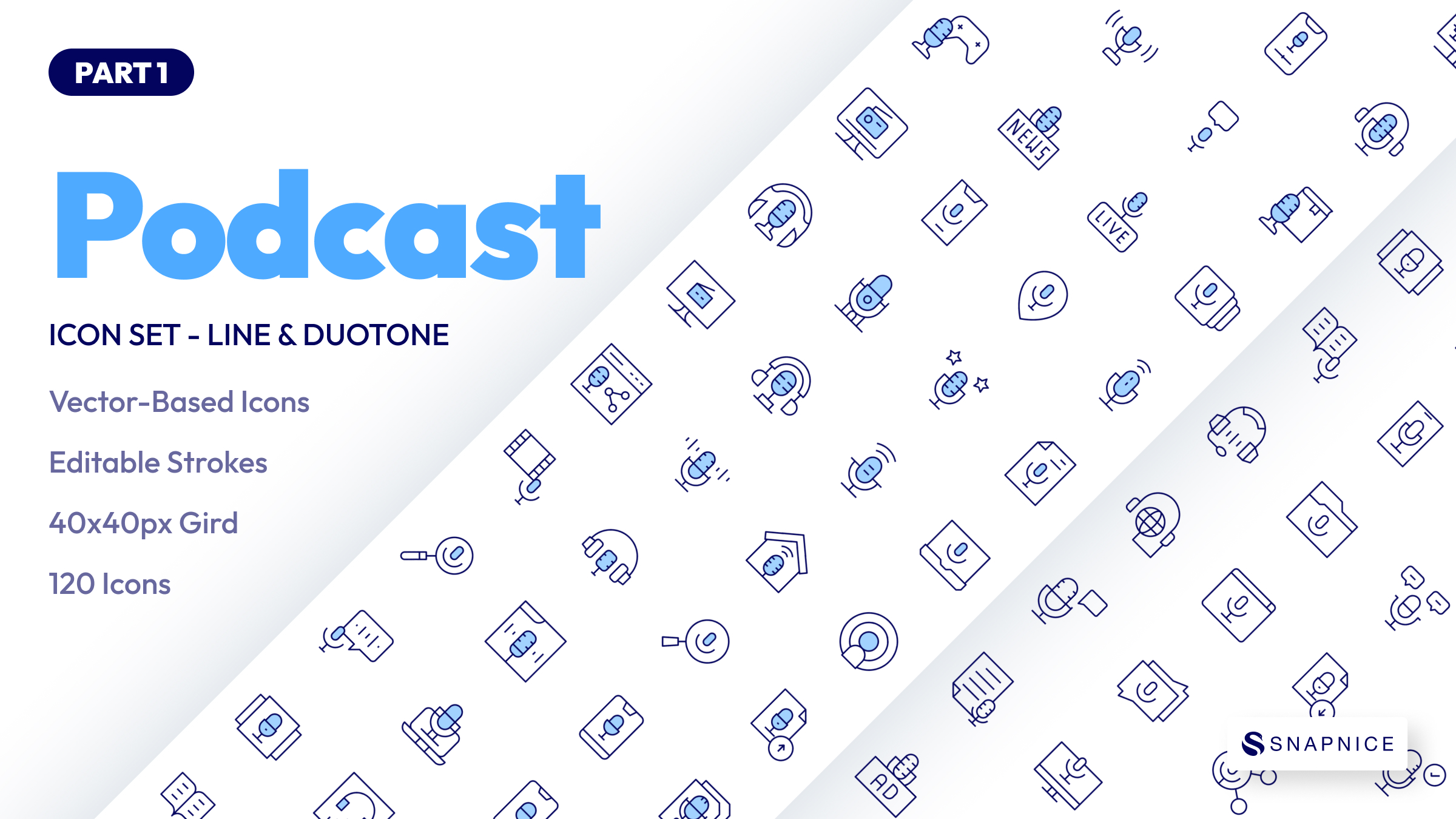 Podcast Icon Set 2