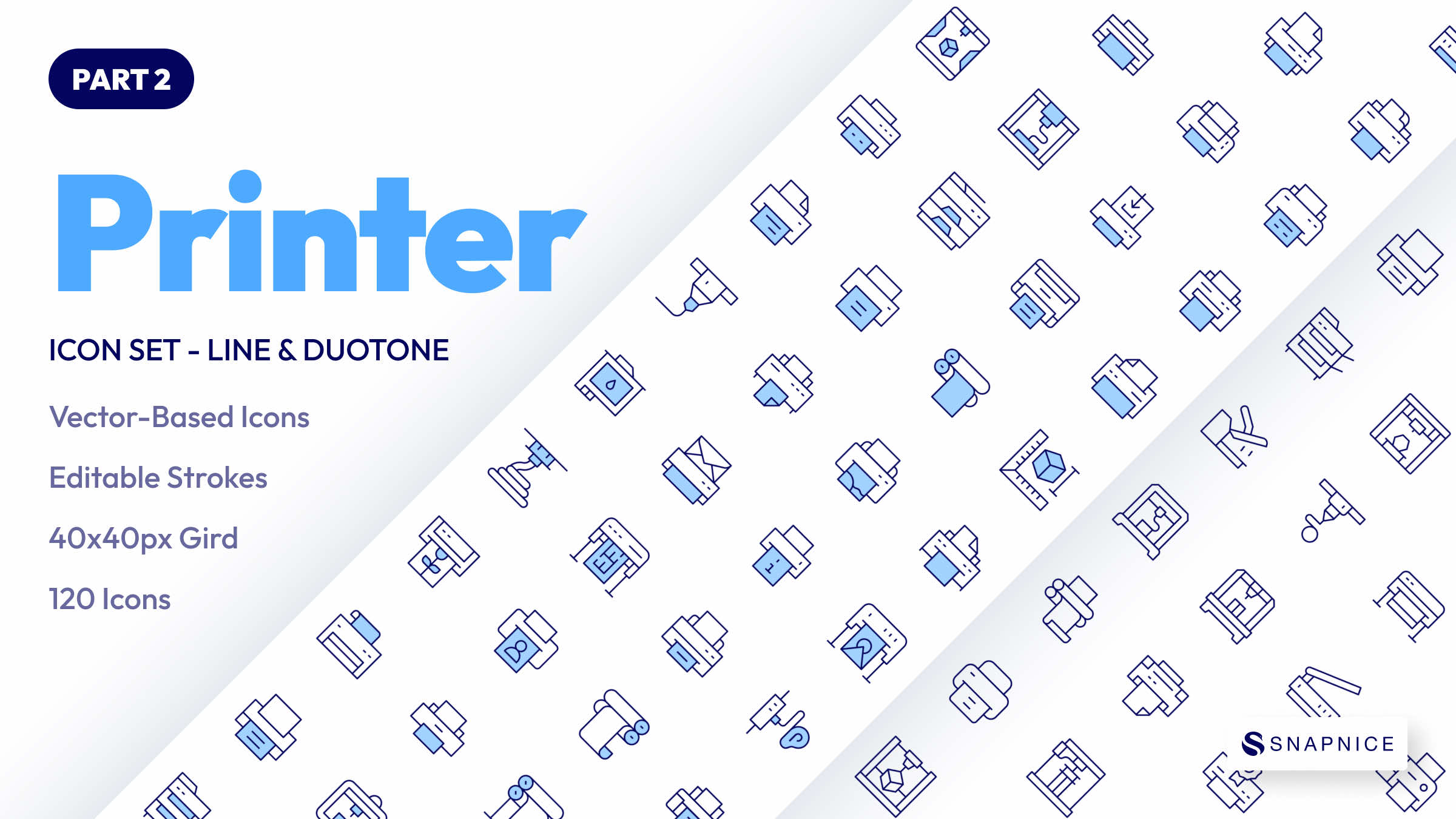 Printer Icon Set P2 2
