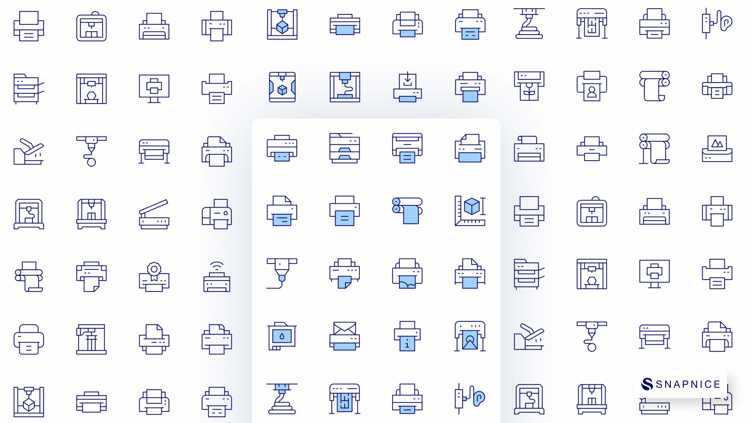 Printer Icon Set P2 3