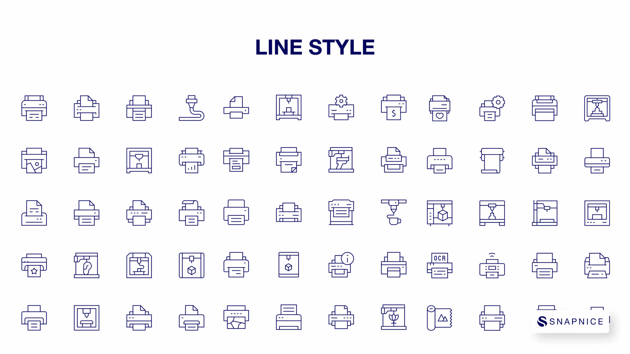 Printer Icon Set Part 3 7