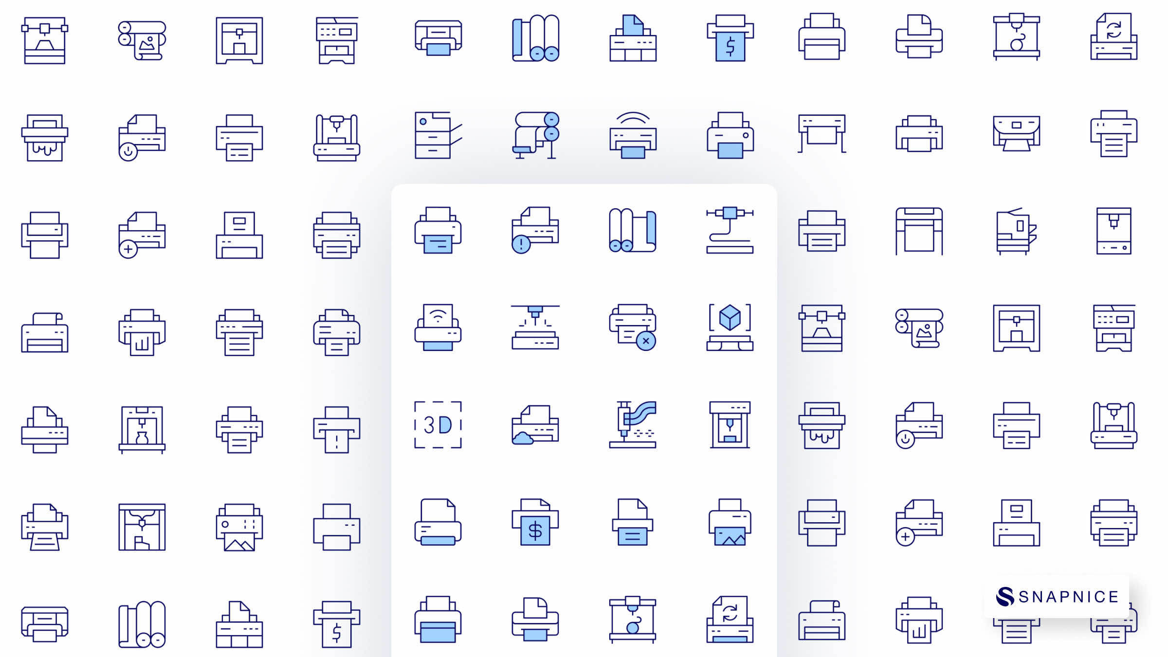Printer Icon Set Part 4 2