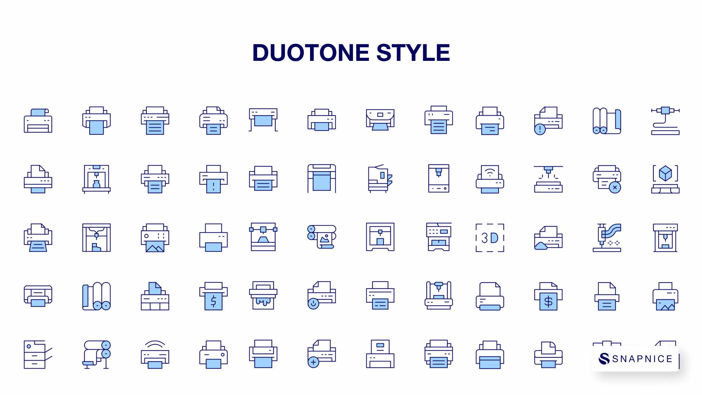 Printer Icon Set Part 4 6