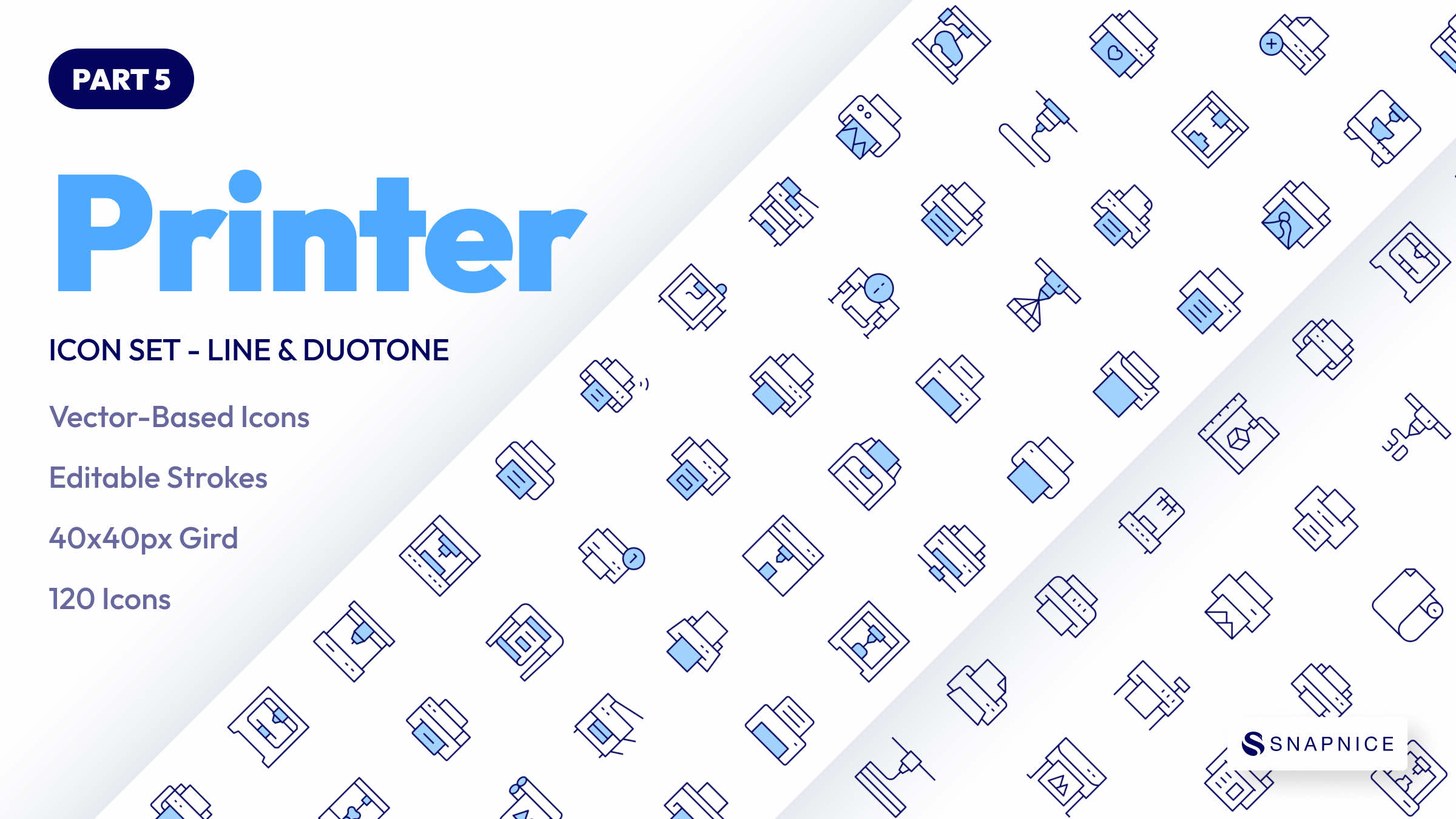 Printer Icon Set Part 5 1