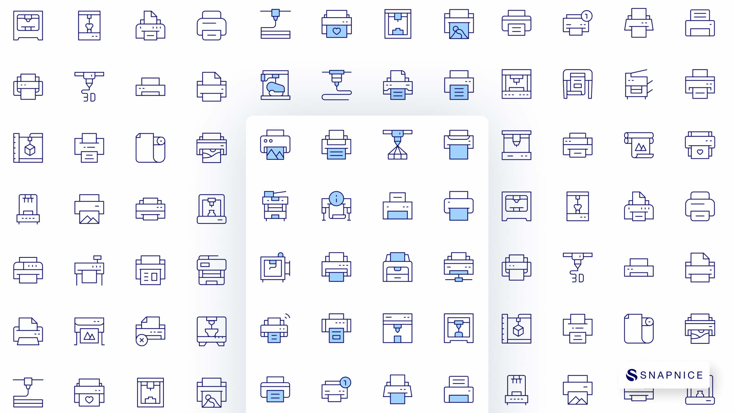 Printer Icon Set Part 5 2
