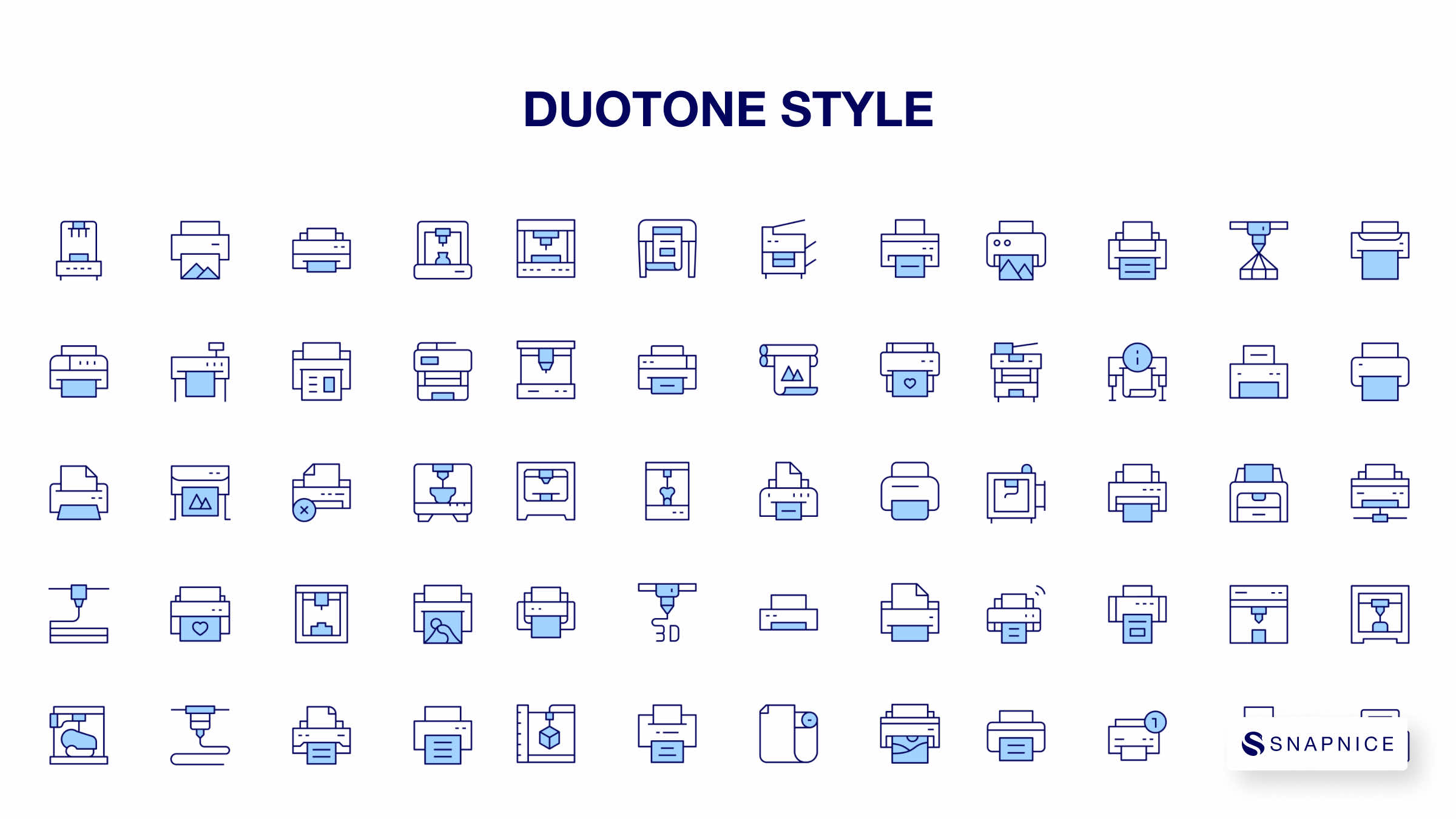 Printer Icon Set Part 5 6