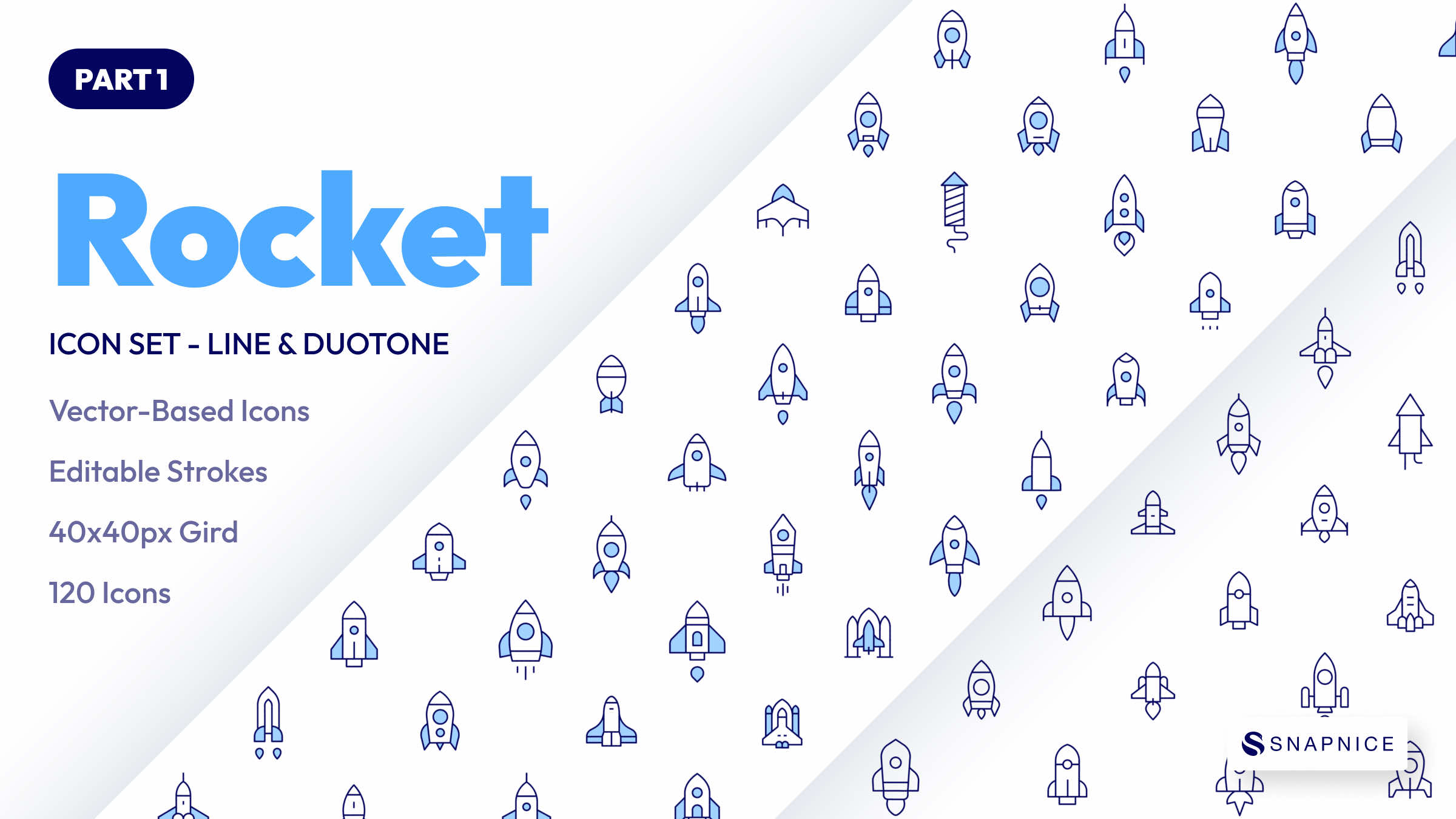 Rocket Icon Set 1