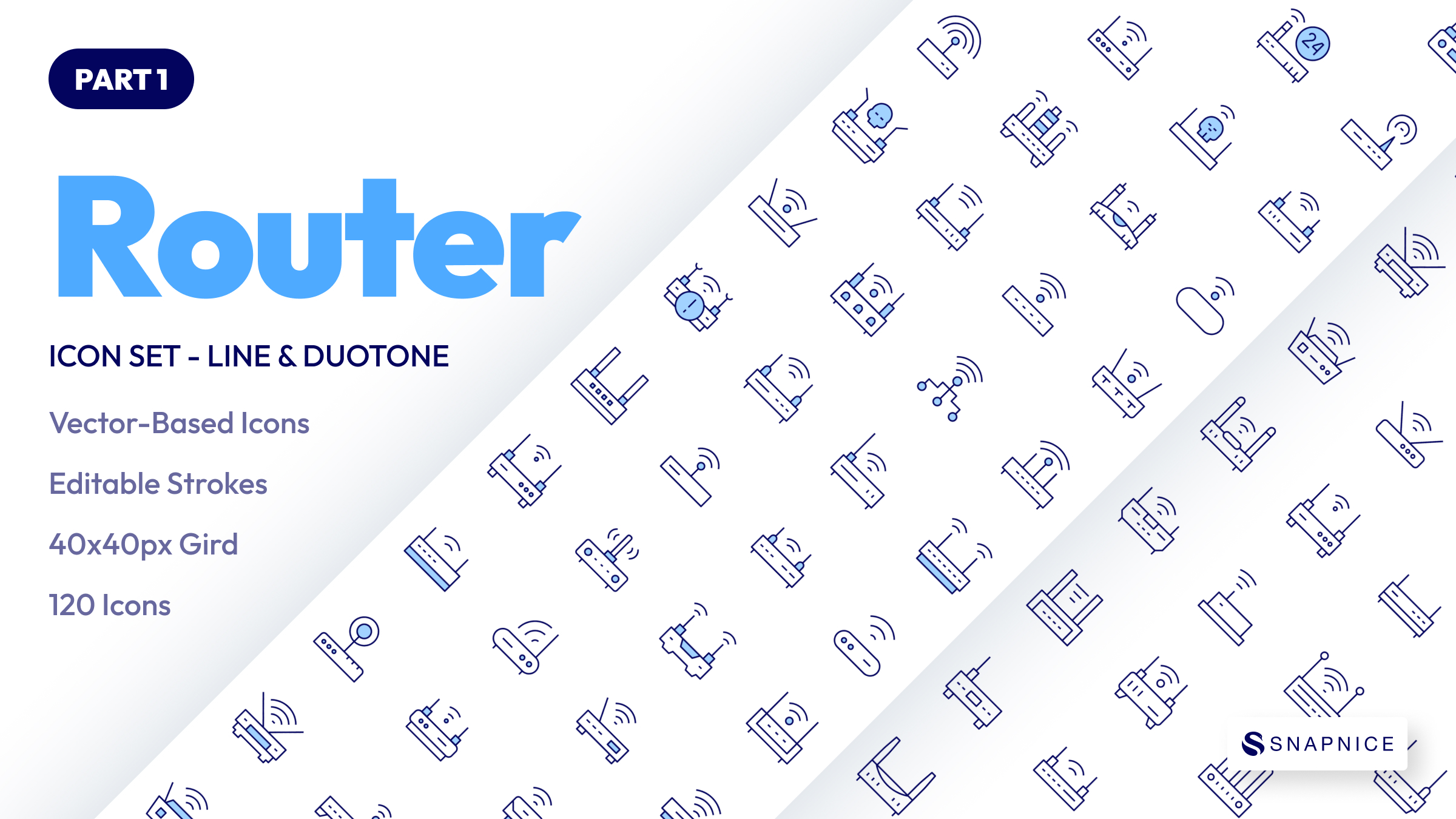 Router Icon Set P1 2