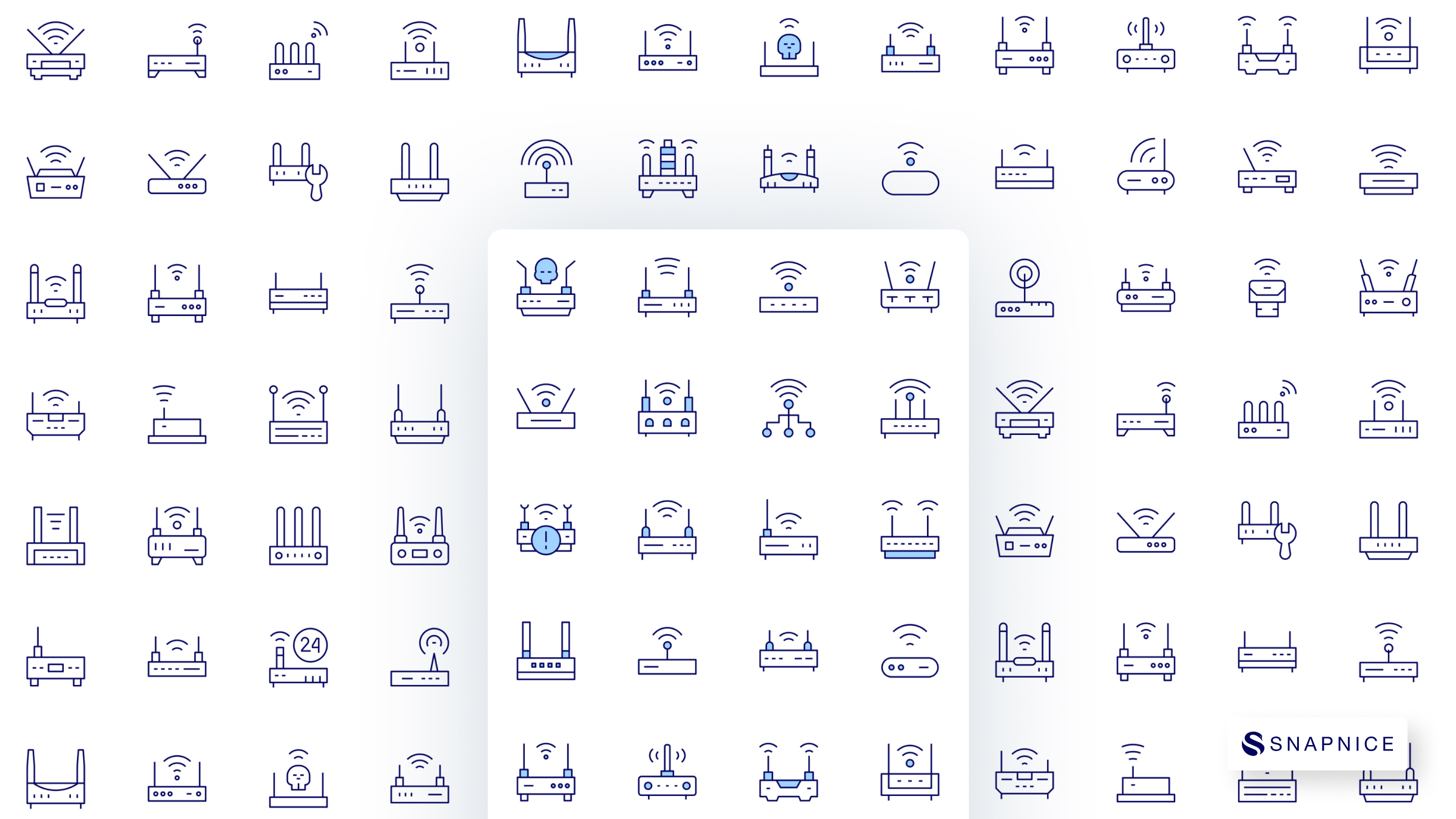 Router Icon Set P1 3