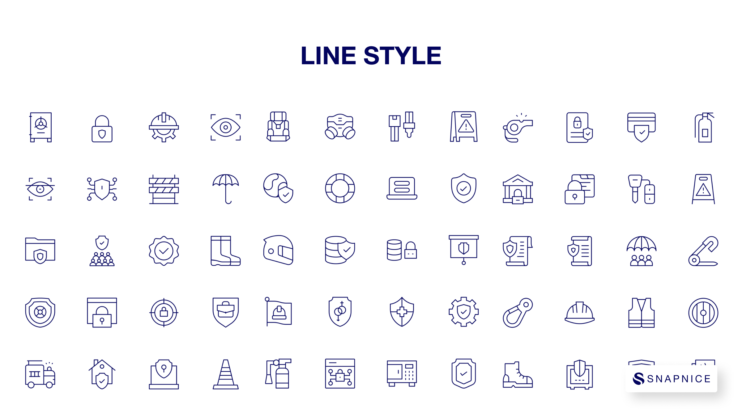 Safety Icon Set P1 8