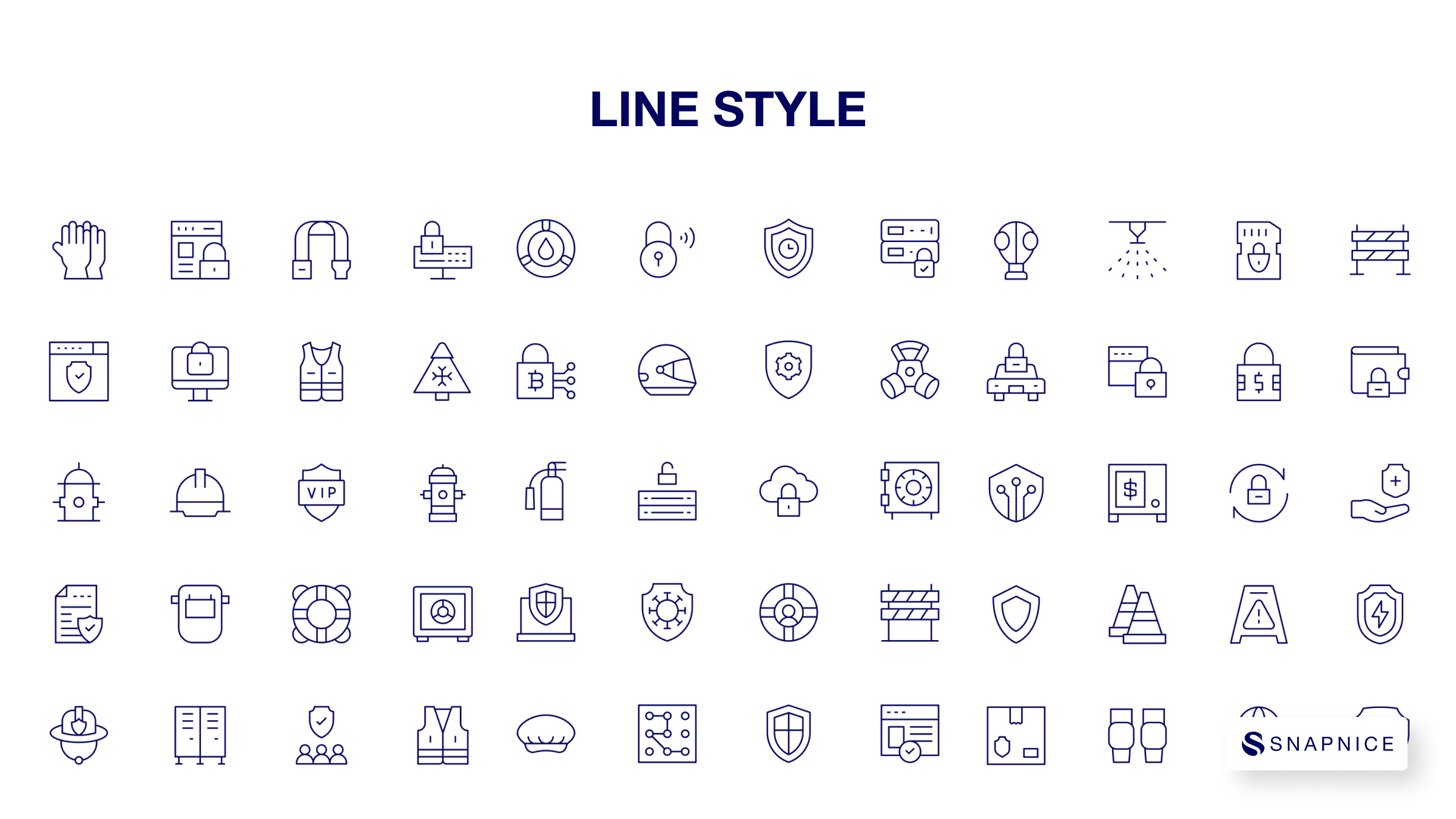 Safety Icon Set P2 8