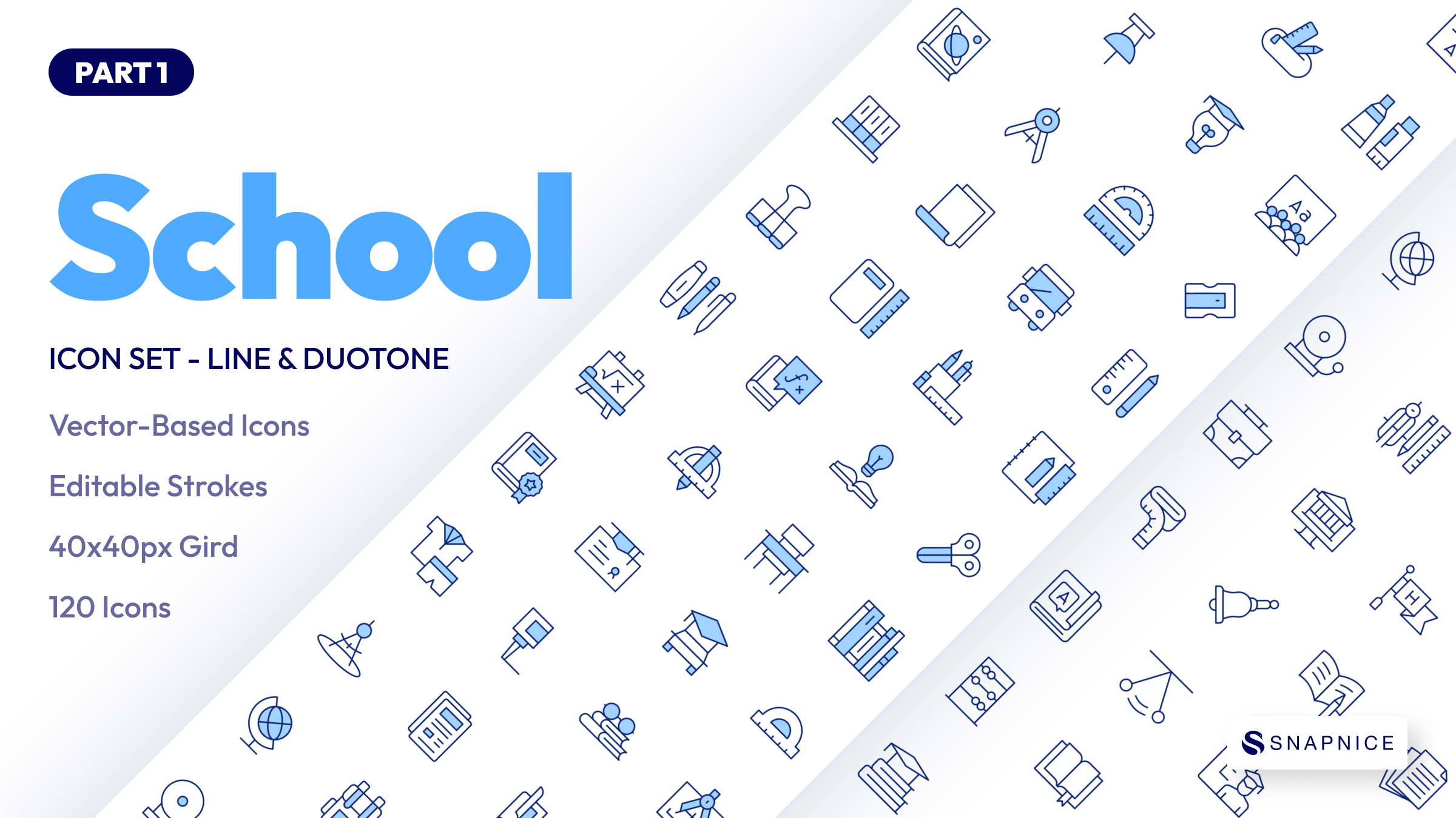 School Icon Set P1 2