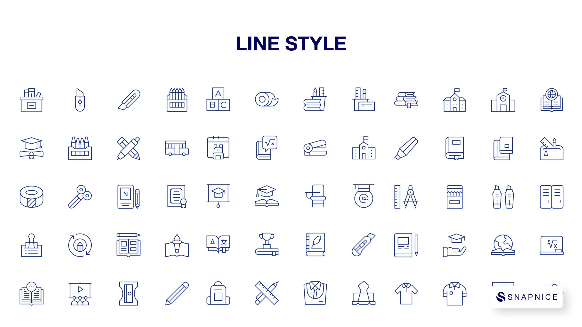 School Icon Set P2 8