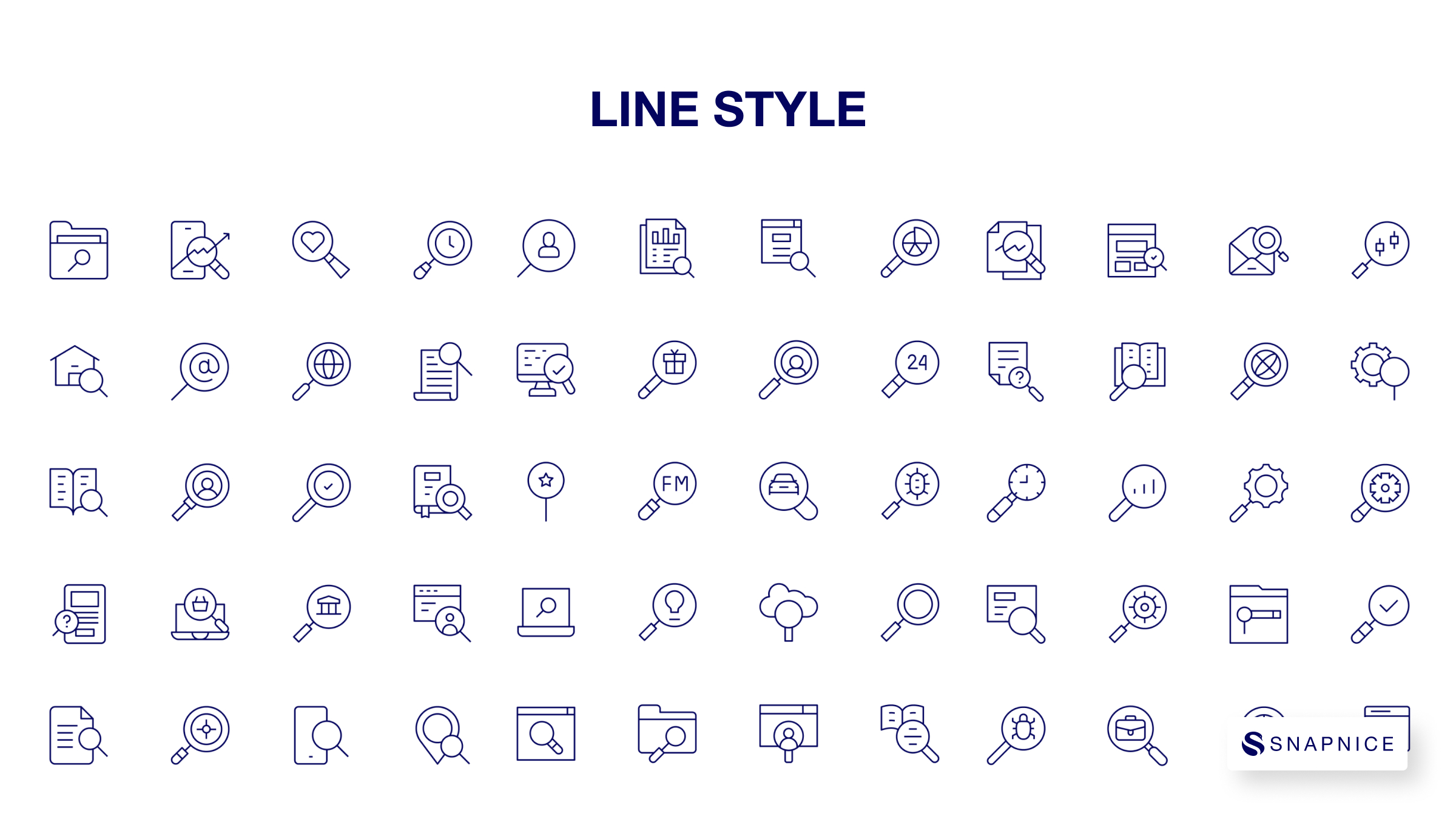 Search Icon Set P2 8