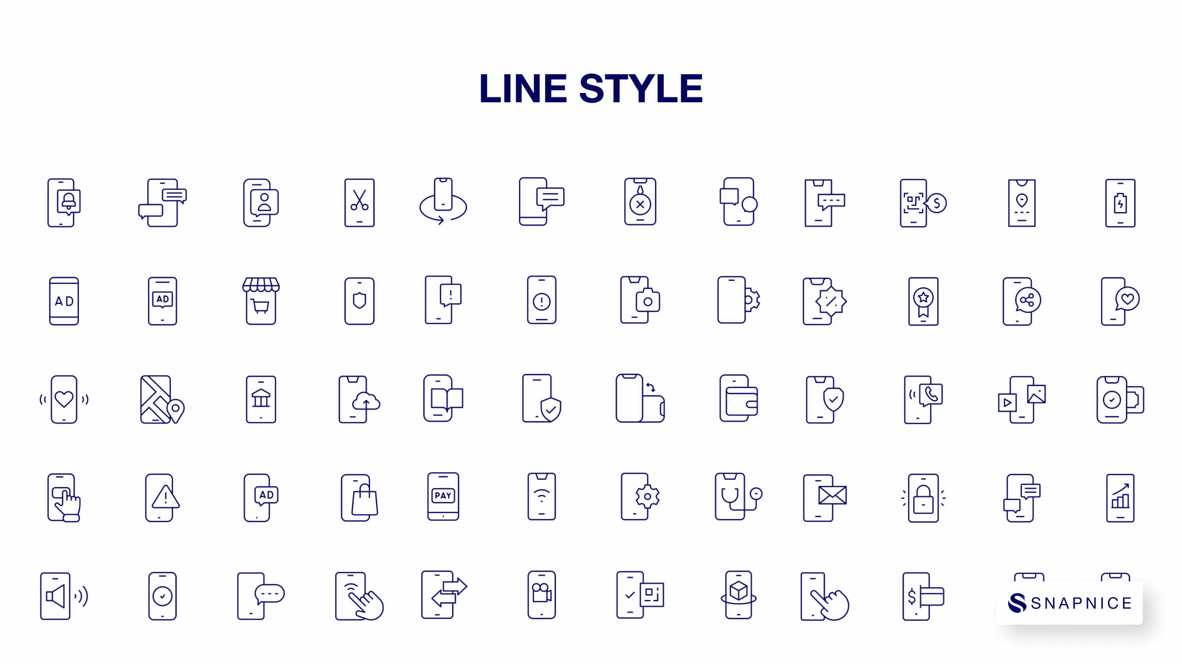 Smartphone Icon Set 7