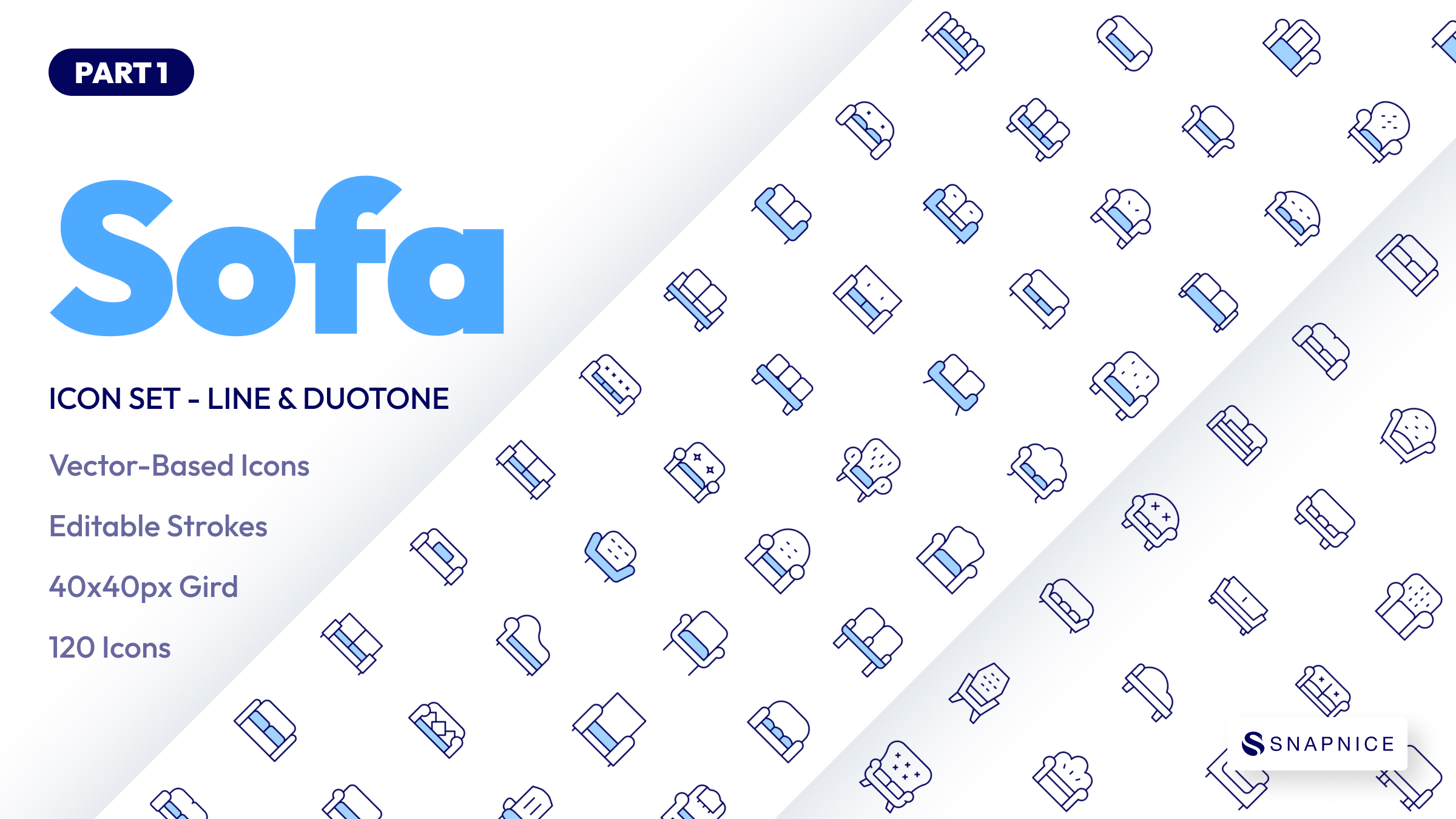 Sofa Icon Set 2
