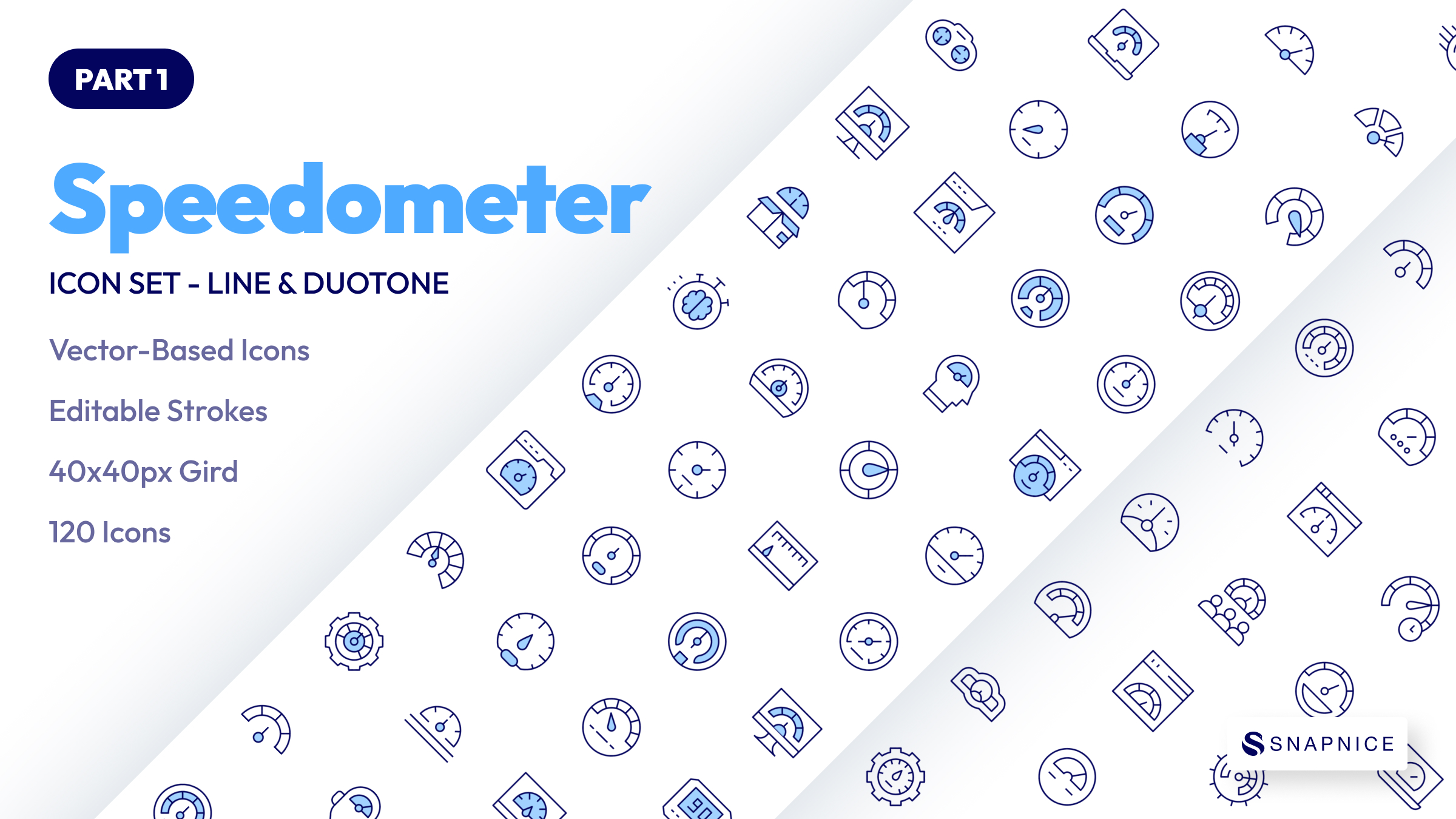 Speedometer Icon Set P1 2