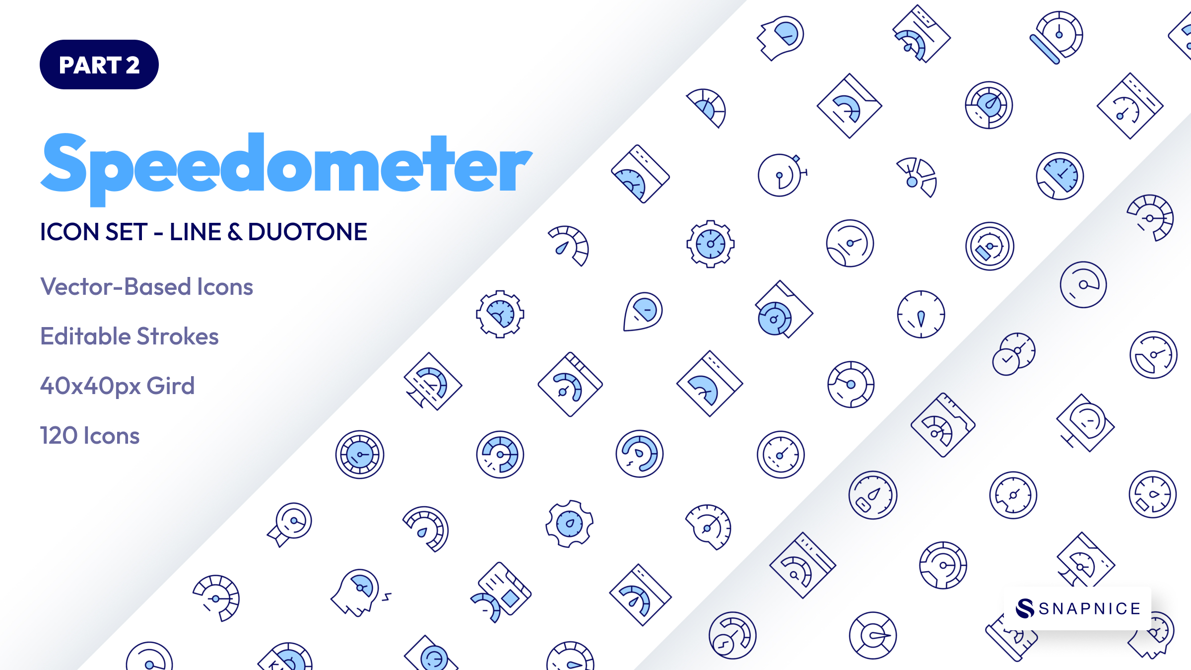 Speedometer Icon Set P2 2