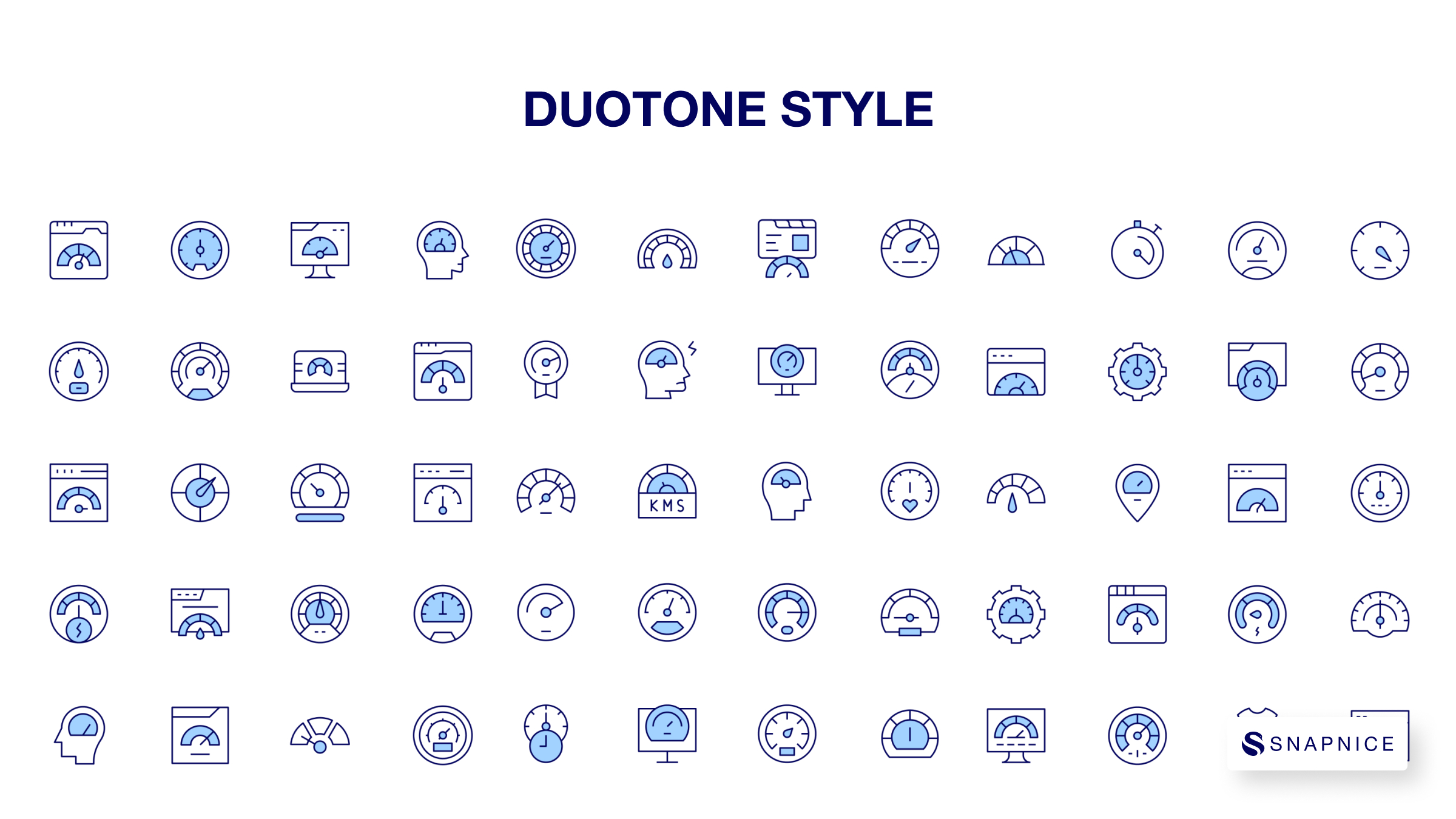 Speedometer Icon Set P2 7
