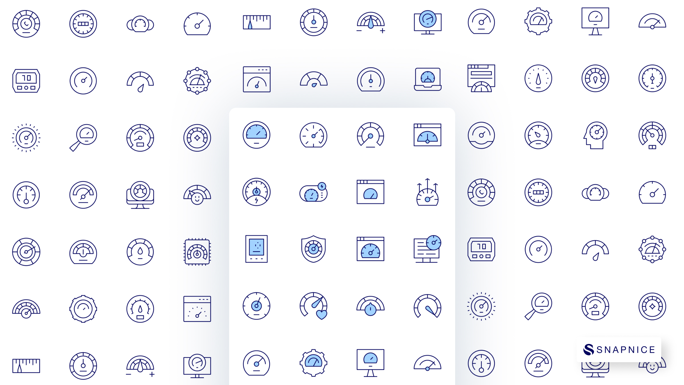 Speedometer Icon Set P3 3