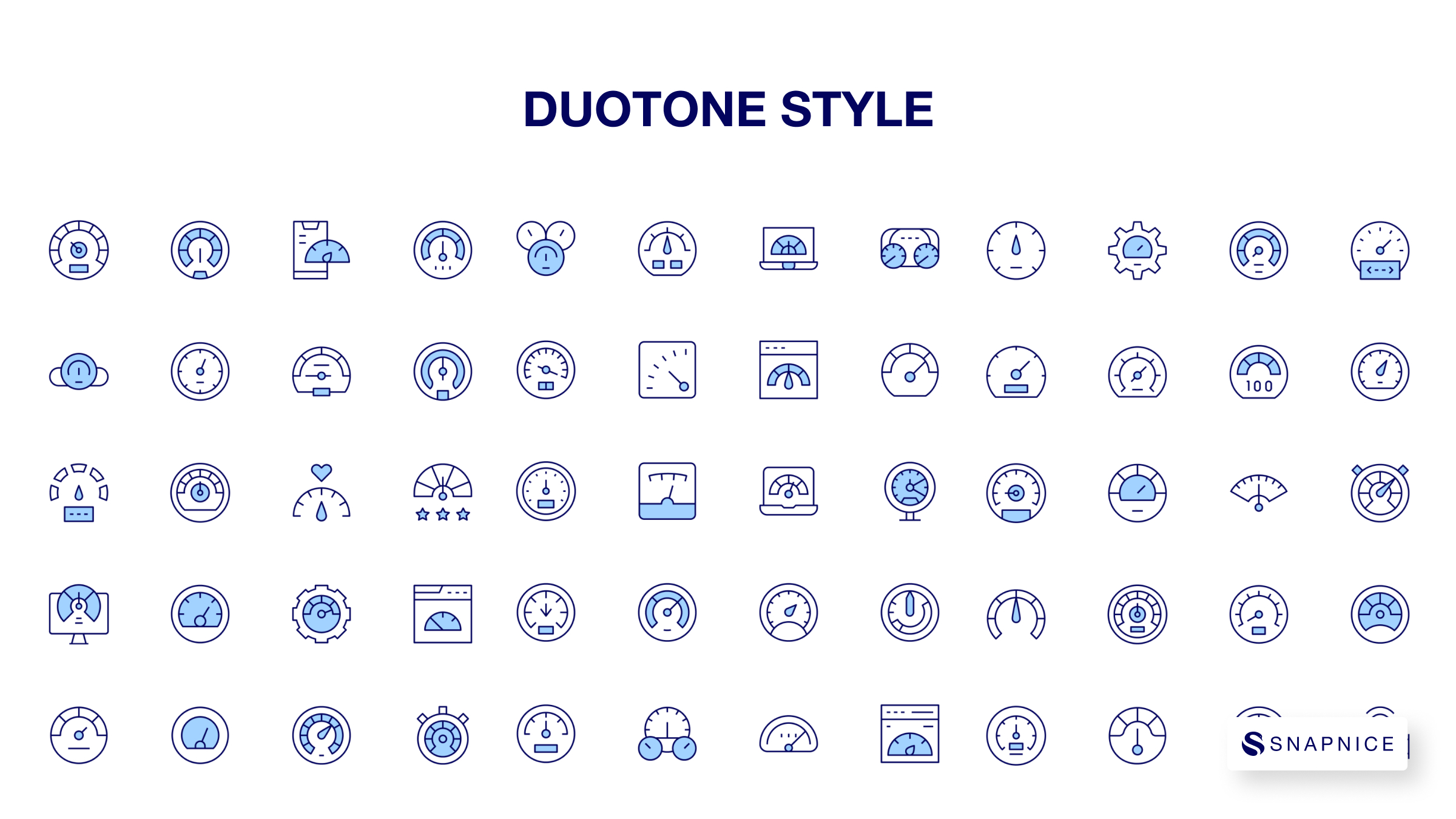Speedometer Icon Set P4 7
