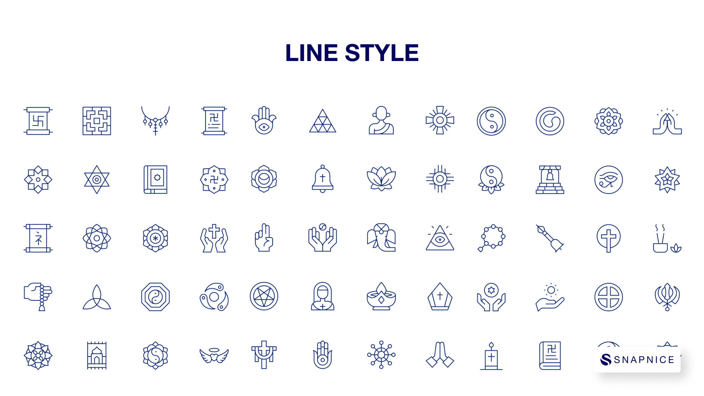 Spirituality Icon Set P1 8