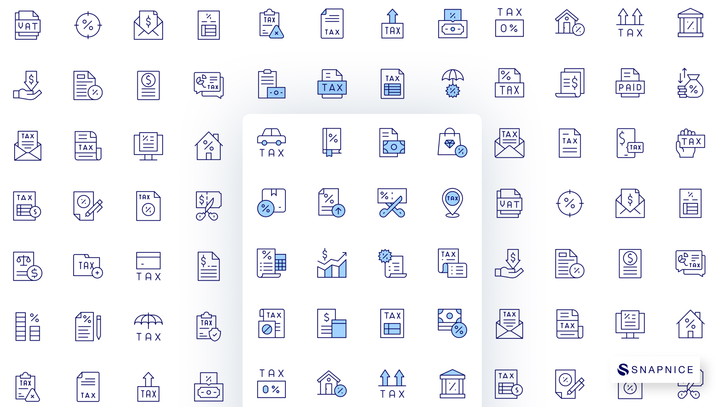 Tax Icon Set 3