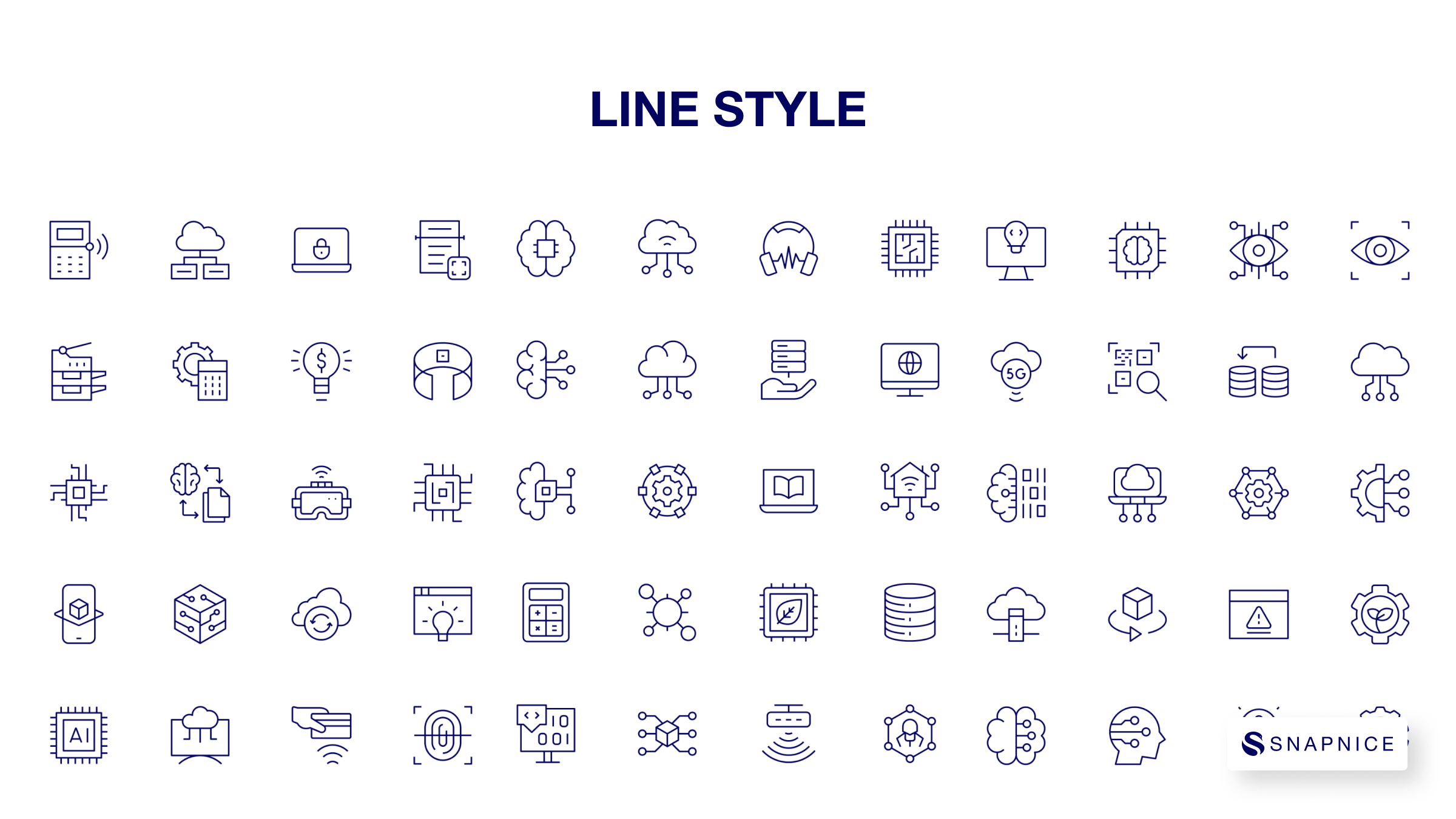 Technology Icon Set P1 8