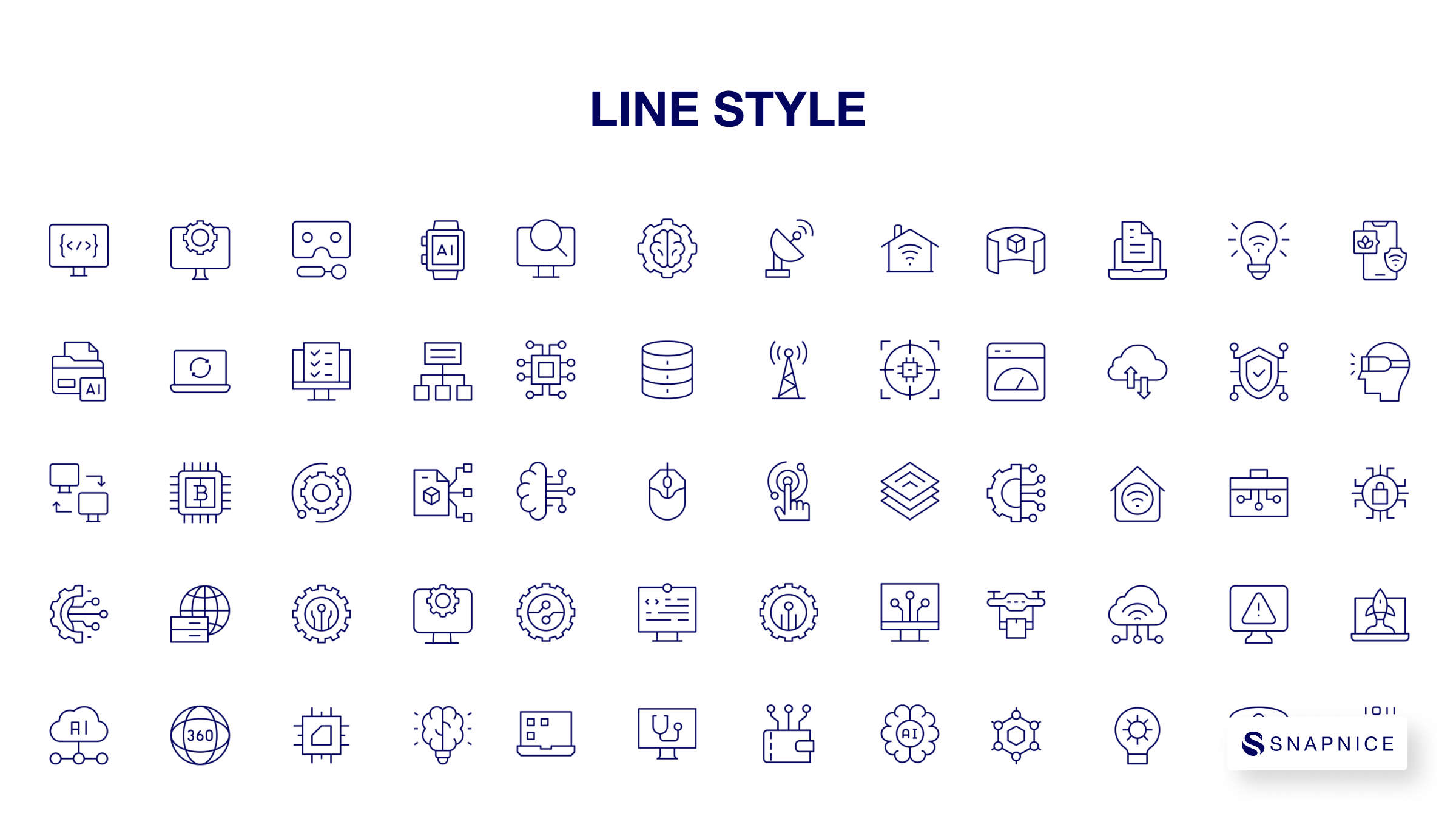 Technology Icon Set P2 8