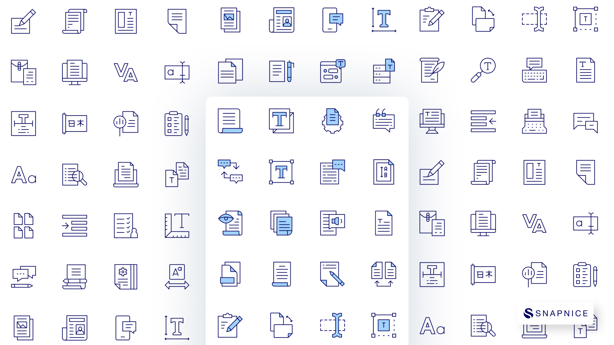 Text Icon Set 3