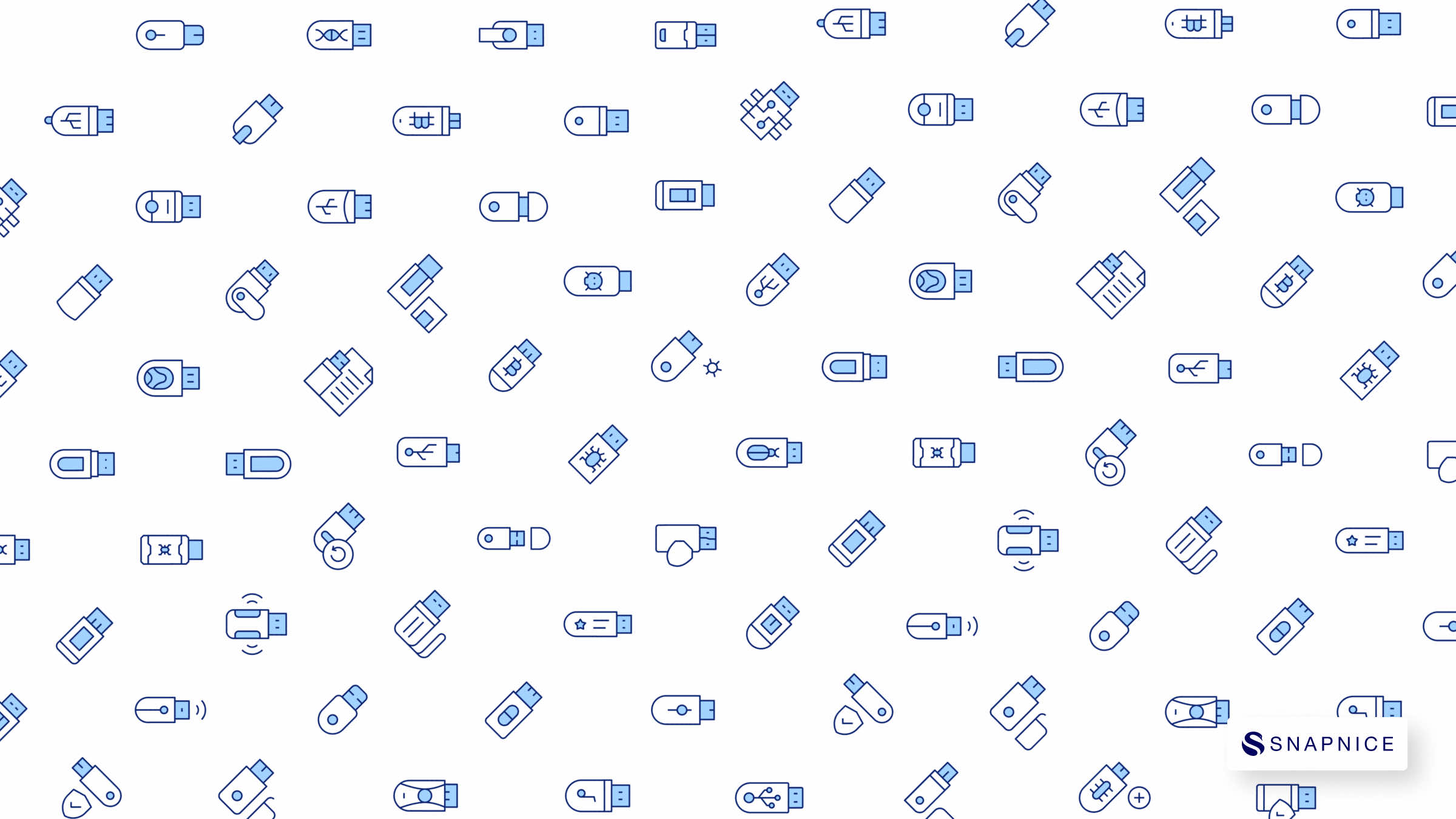 Usb flash drive Icon Set 4