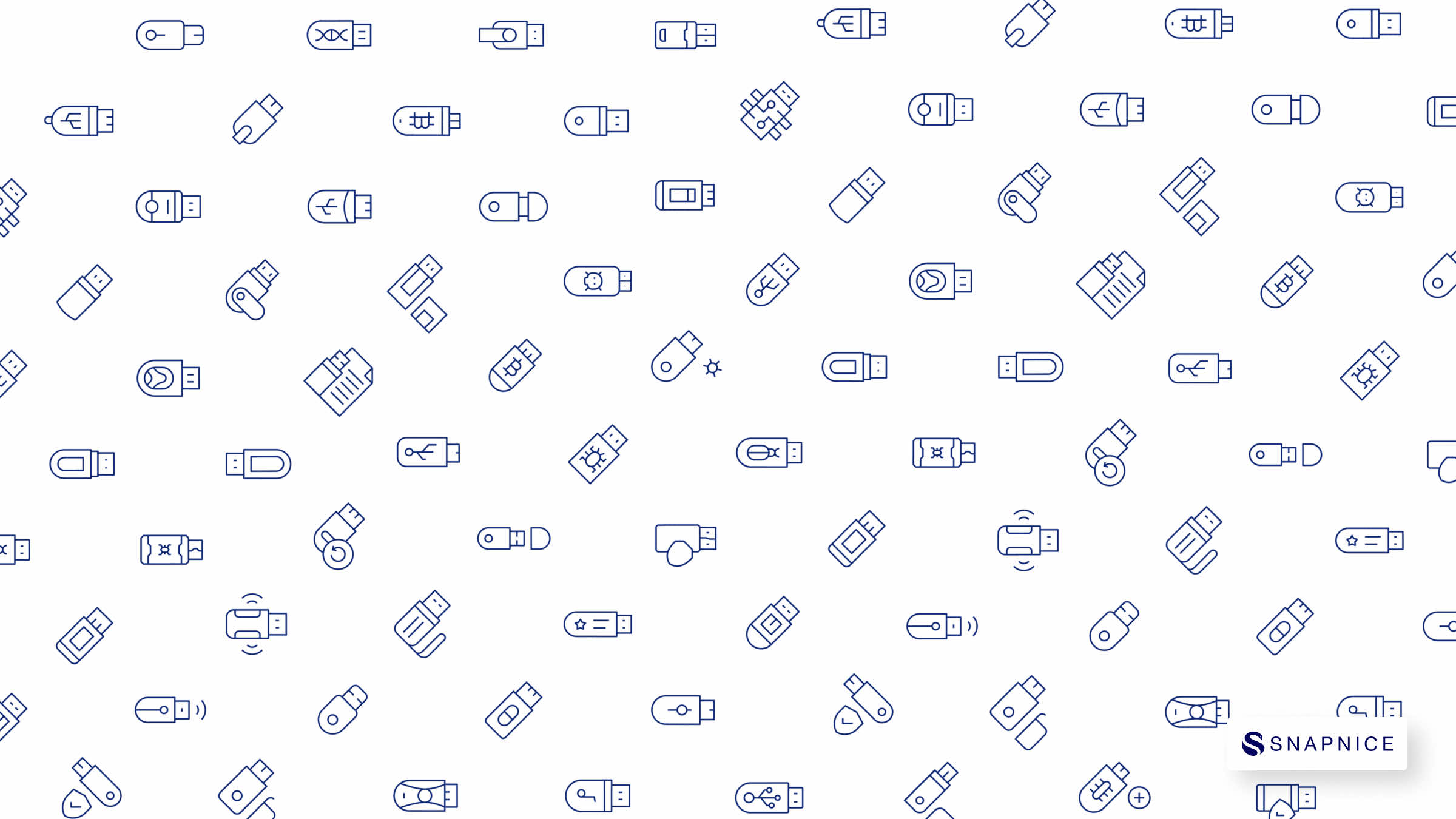 Usb flash drive Icon Set 5