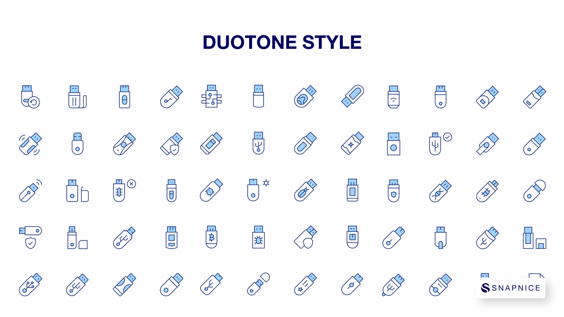 Usb flash drive Icon Set 6