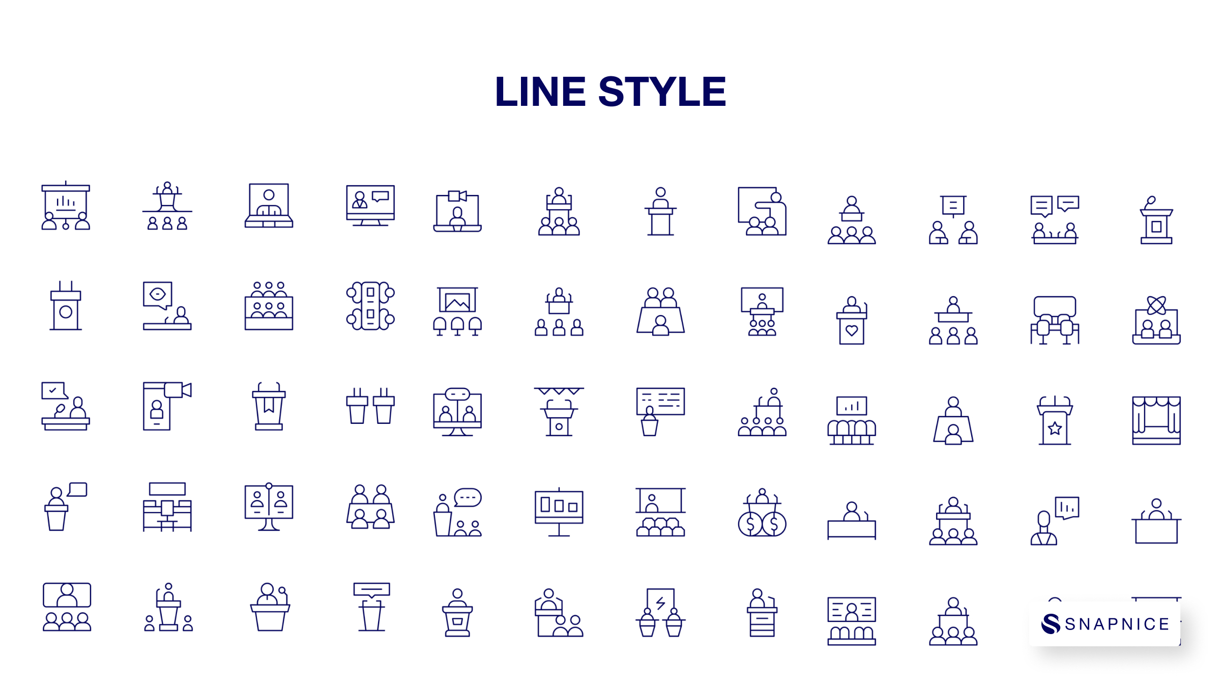 Conference Icon Set P2 8