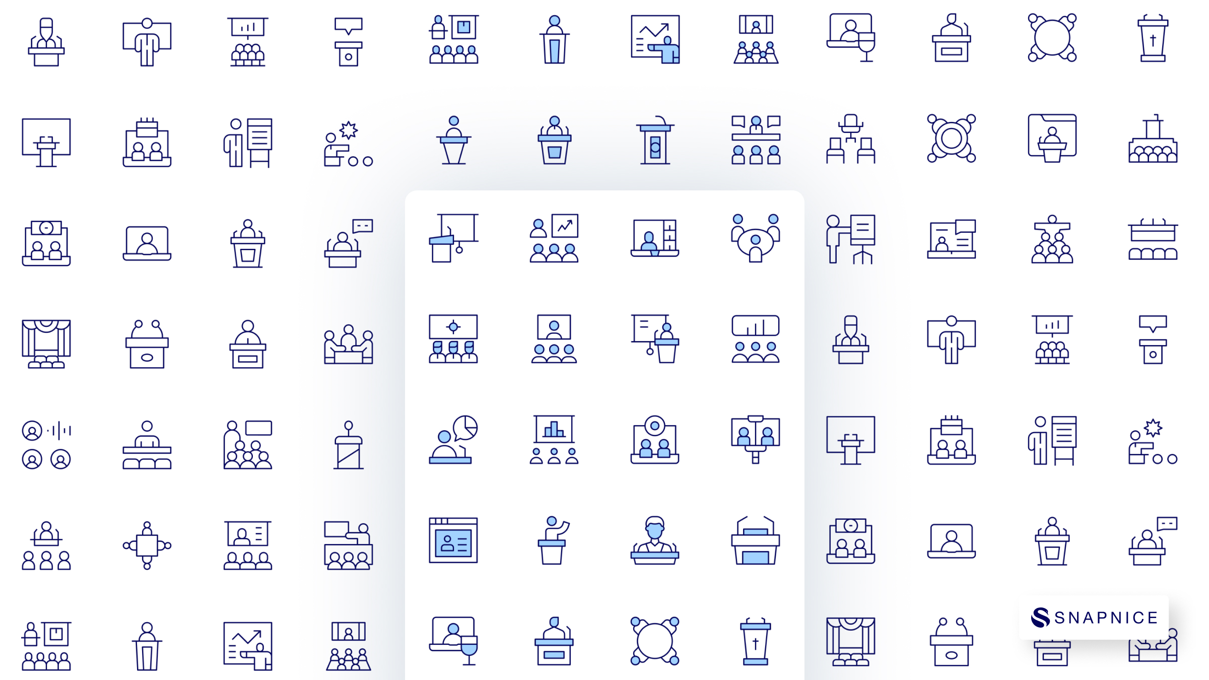 Conference Icon Set P3 3